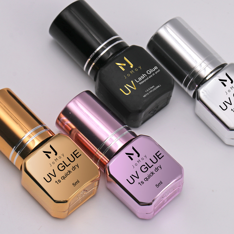 Eyelash Extension Uv - まつげエクステ用接着剤JOMAY-UV,接着剤,防水,長持ち,速乾性,紫,5ml