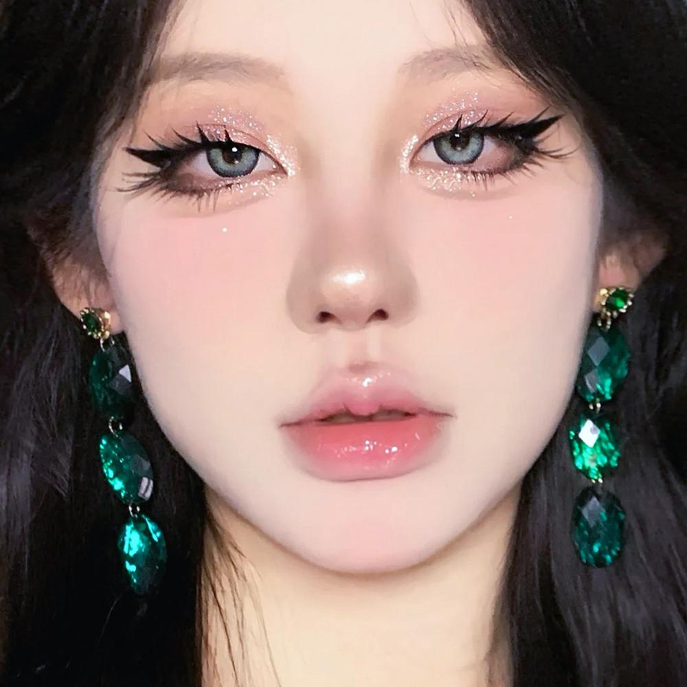 Eyelash Extension Fox Eye - 自己粘着グルーフリーまつげ束 マンガ風 取り外し不要 フォックスアイつけまつげ 再利用可能 DIYまつげエクステ