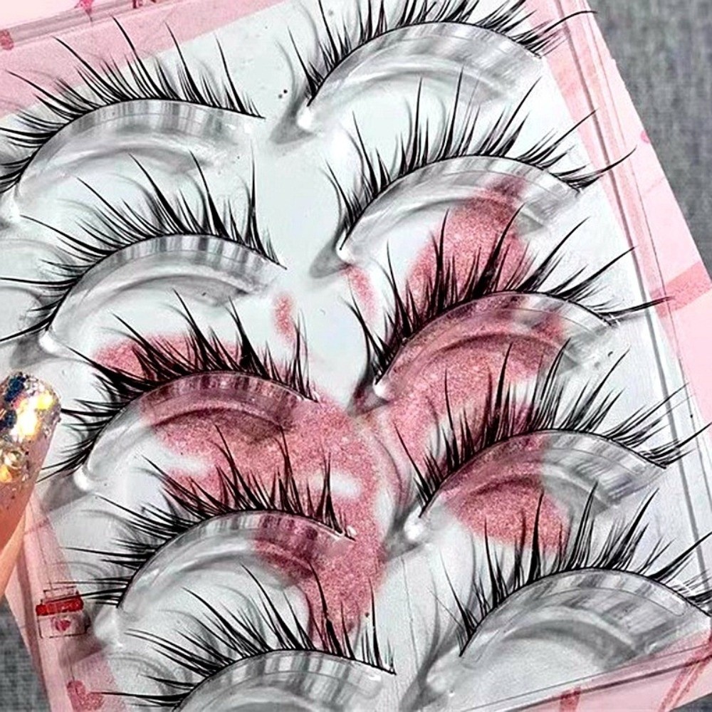 Eyelash Extension Fox Eye - トレンディなブラックフォックスアイつけまつげ 12 ミリメートル簡単に装着できる DIY まつげエクステンション曲率 C