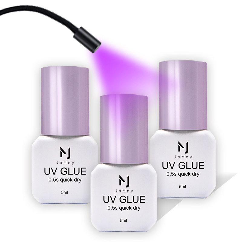 Eyelash Extension Uv - 超高速スピードアップ 0.5秒 UVまつげグルー UVライト速乾性 まつげエクステ用品 透明接着剤