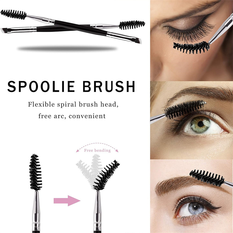 10/5 個ダブルヘッド眉毛ブラシまつげコームプロのメイクブ - Eyelash Extension Double Lash のレビューと価格