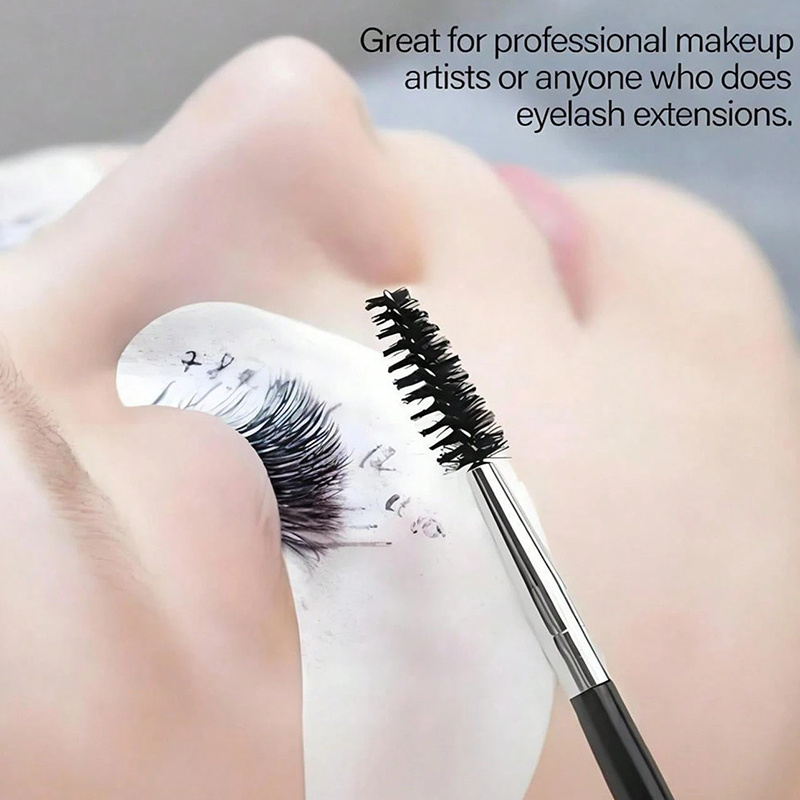 10/5 個ダブルヘッド眉毛ブラシまつげコームプロのメイクブ - Eyelash Extension Double Lash のレビューと価格