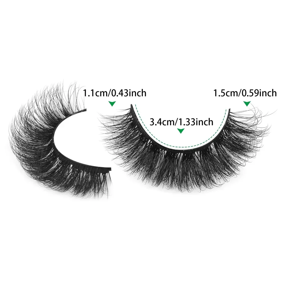 14ペア ナチュラルルック フェイクミンクつけまつげ キャッ - Eyelash Extension Volume Cat Eye のレビューと価格