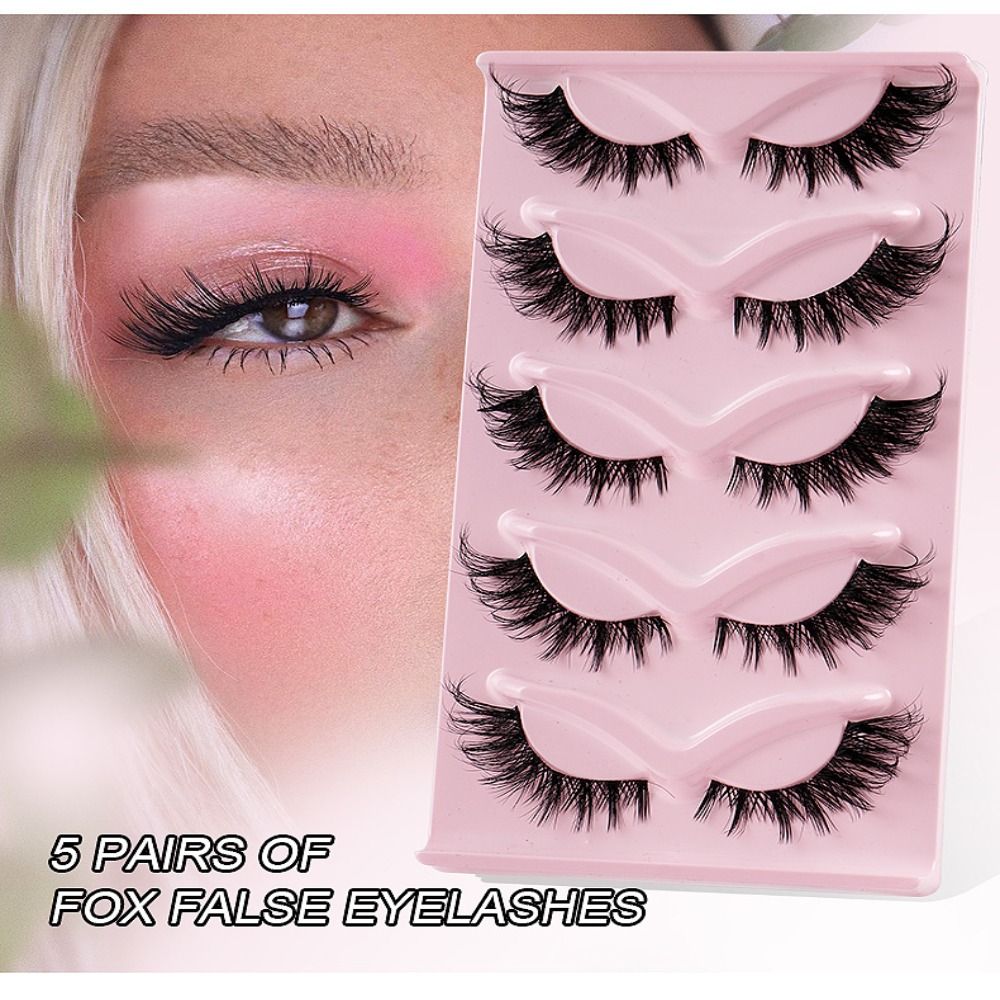 3Dふわふわまつげ女性用美容厚く長いまつげアイエクステンショ - Eyelash Extension Fox Eye のレビューと価格