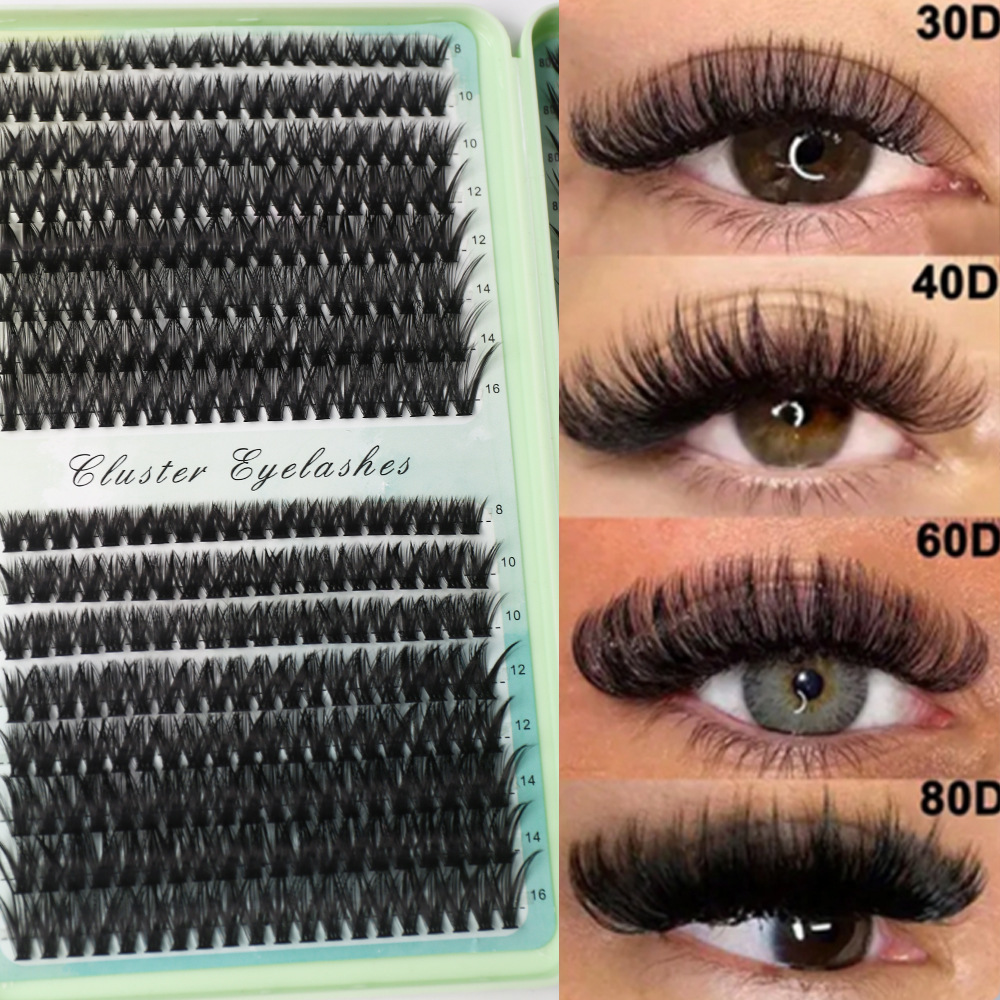 まつげクラスターDIYまつげエクステンションミックストレイ  - Eyelash Extension Volume Cat Eye のレビューと価格