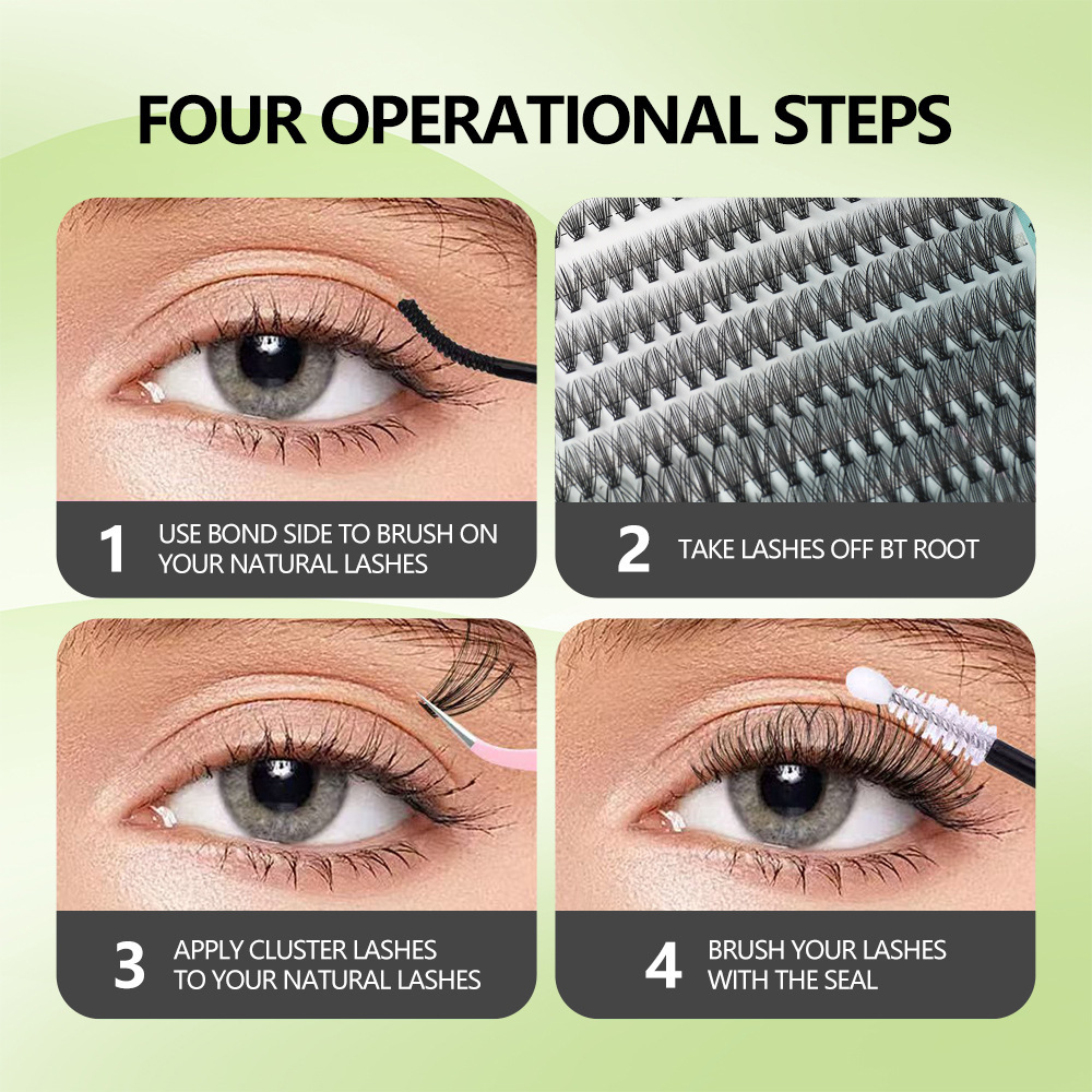 まつげクラスターDIYまつげエクステンションミックストレイ  - Eyelash Extension Volume Cat Eye のレビューと価格