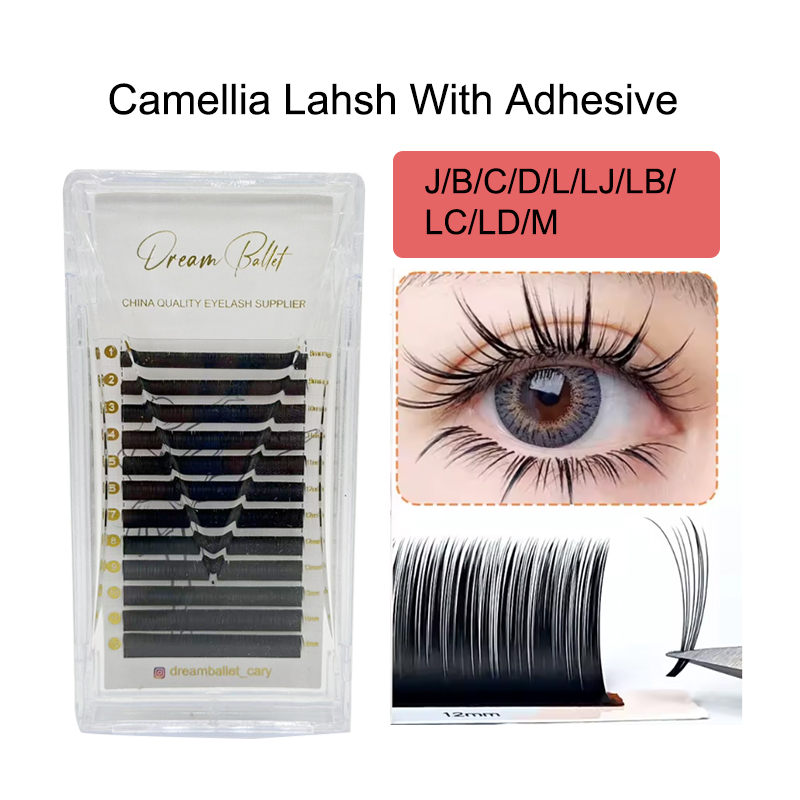 ドリームバレエ カメリア ラッシュ ウィズ アドヘシブ LC - Eyelash Extension Double Lash のレビューと価格