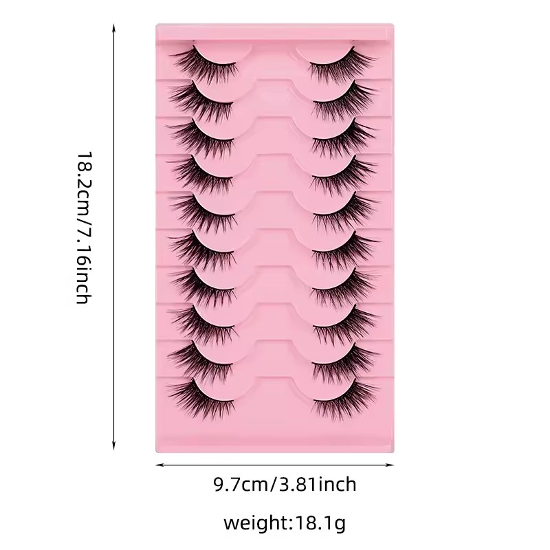 Goodobe ハーフアイ 10 ペアナチュラルフォックスア - Eyelash Extension Fox Eye のレビューと価格