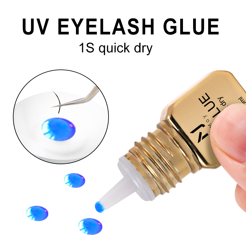 JOMAY 5ml UVまつげエクステグルー 1秒速乾 5色 - Eyelash Extension Uv のレビューと価格