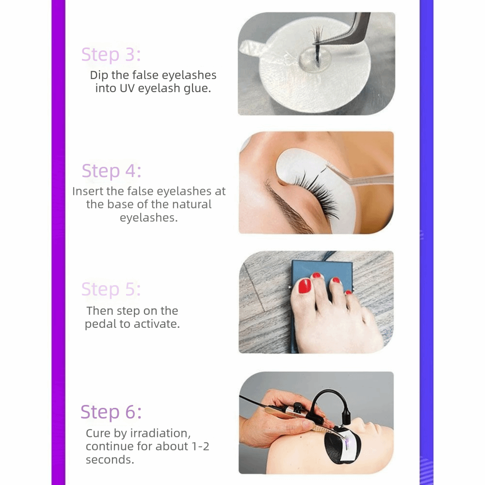 ポータブルUVライト まつげエクステ用 ハンドヘルド高速硬化 - Eyelash Extension Uv のレビューと価格