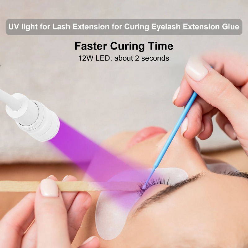 UVまつげランプ グラフトエクステンション 眉毛ジェル接着剤 - Eyelash Extension Uv のレビューと価格