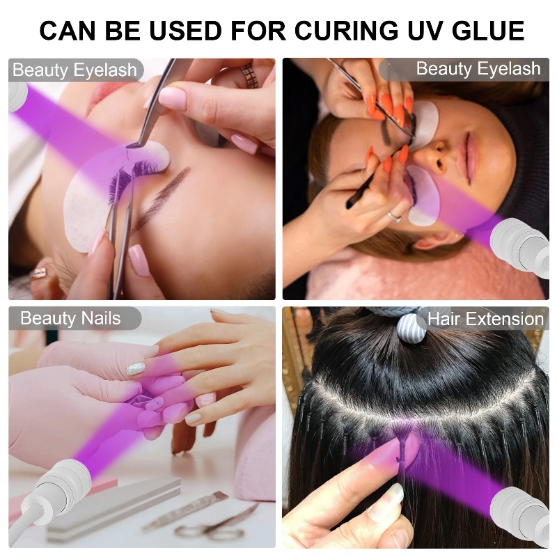 UVまつげランプ グラフトエクステンション 眉毛ジェル接着剤 - Eyelash Extension Uv のレビューと価格