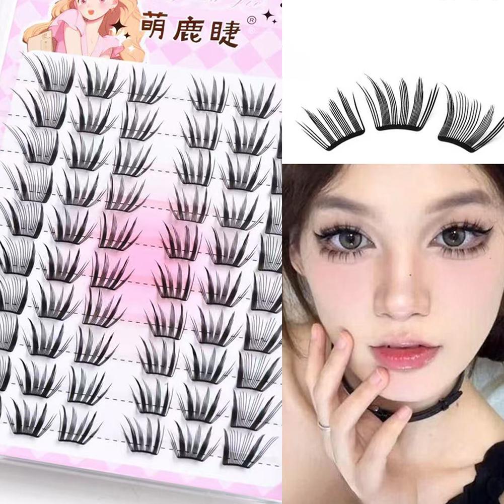 接着剤不要のつけまつげ DIY フォックスアイスタイル 超薄 - Eyelash Extension Fox Eye のレビューと価格
