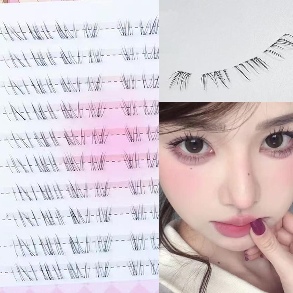 接着剤不要のつけまつげ DIY フォックスアイスタイル 超薄 - Eyelash Extension Fox Eye のレビューと価格