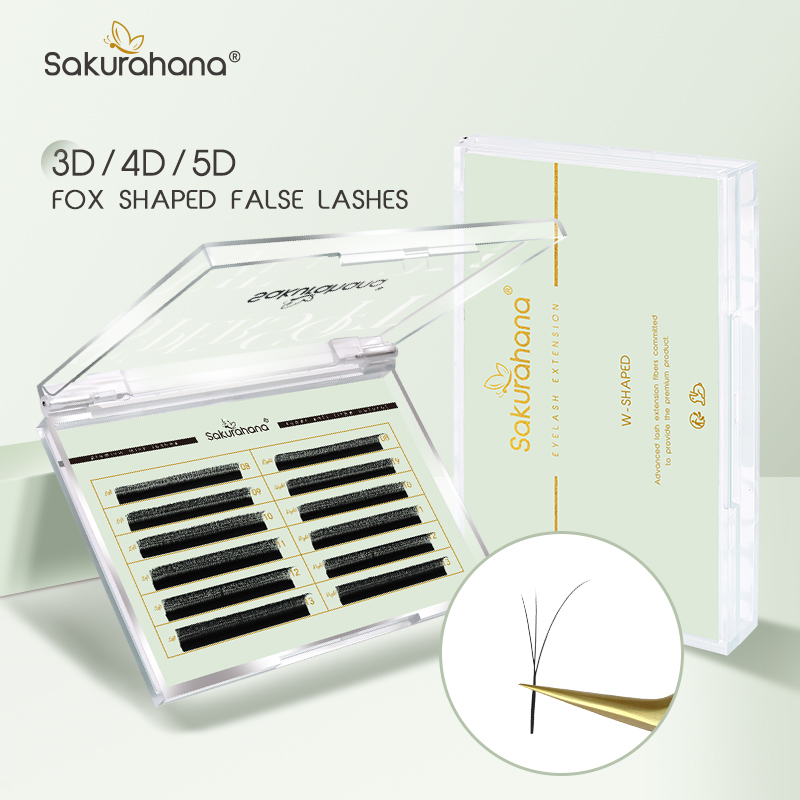 SAKURAHANA フォックス 3D 4D 5D シェイプ - Eyelash Extension Fox Eye のレビューと価格