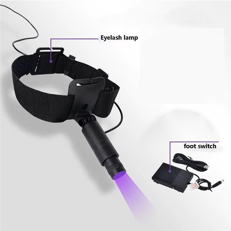 新型スポットライトヘッドマウント式6Wまつげエクステネイルビ - Eyelash Extension Uv のレビューと価格