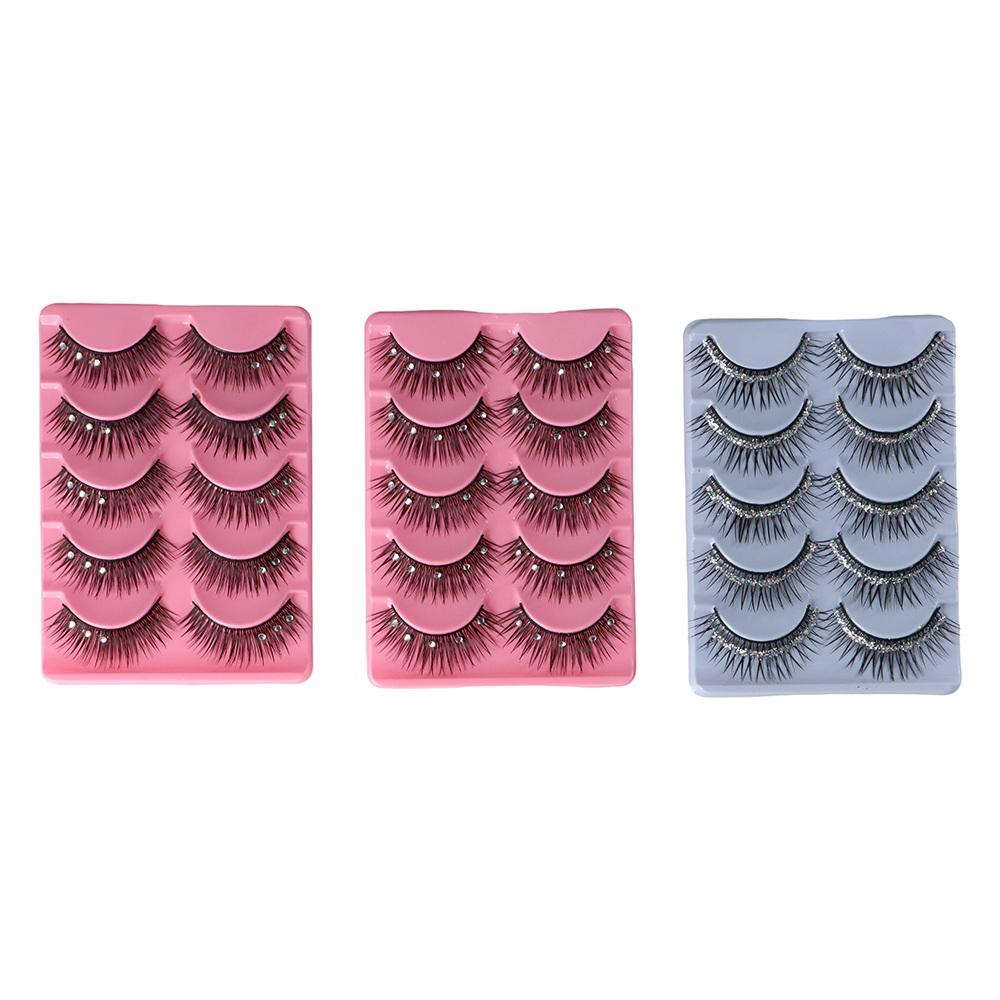 ラインストーングリッタースパンコール長持ちビッグアイまつげラ - Eyelash Extension For Big Eyes のレビューと価格