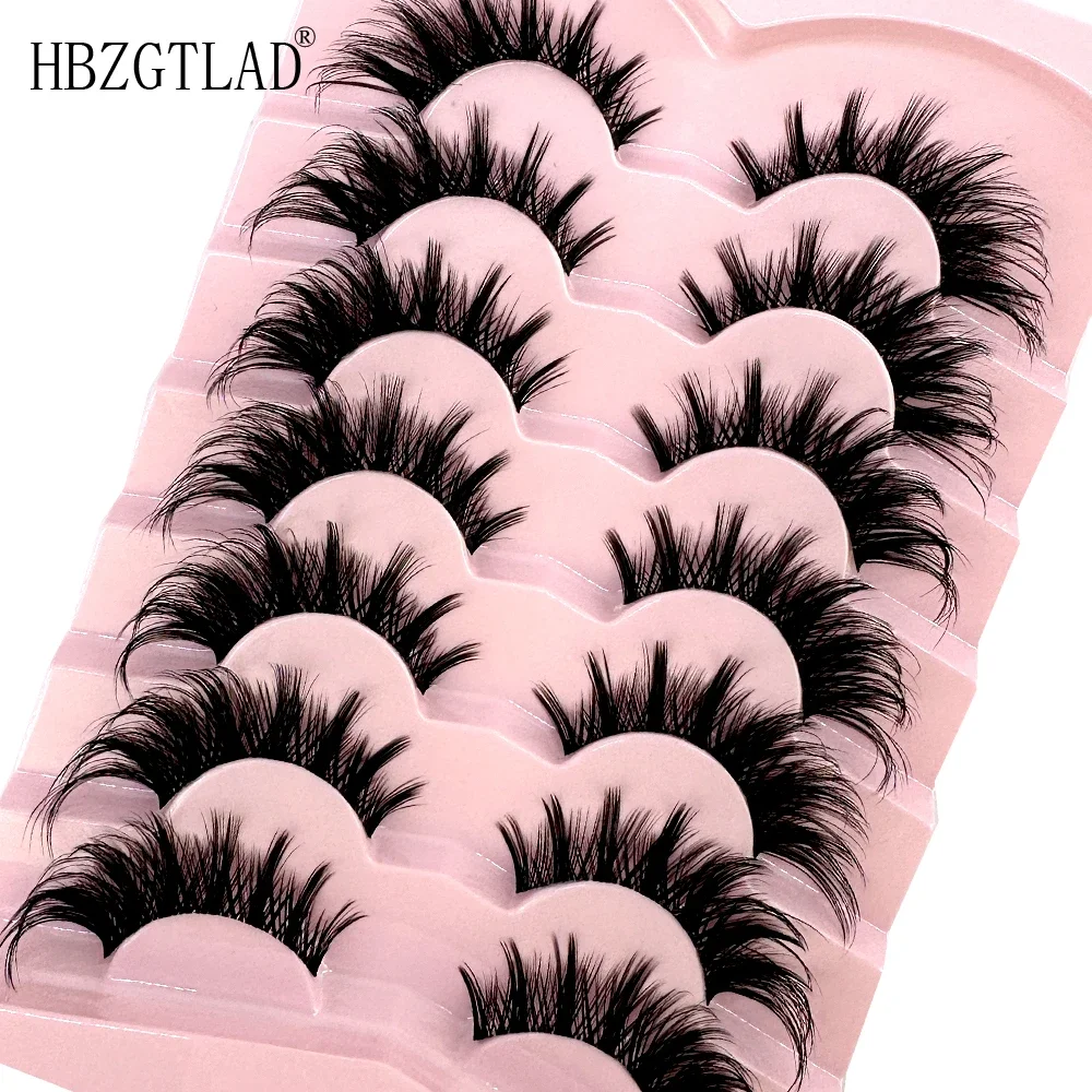 HBZGTLADMink Lashes Wispy Cat  - Eyelash Extension Volume Cat Eye のレビューと価格
