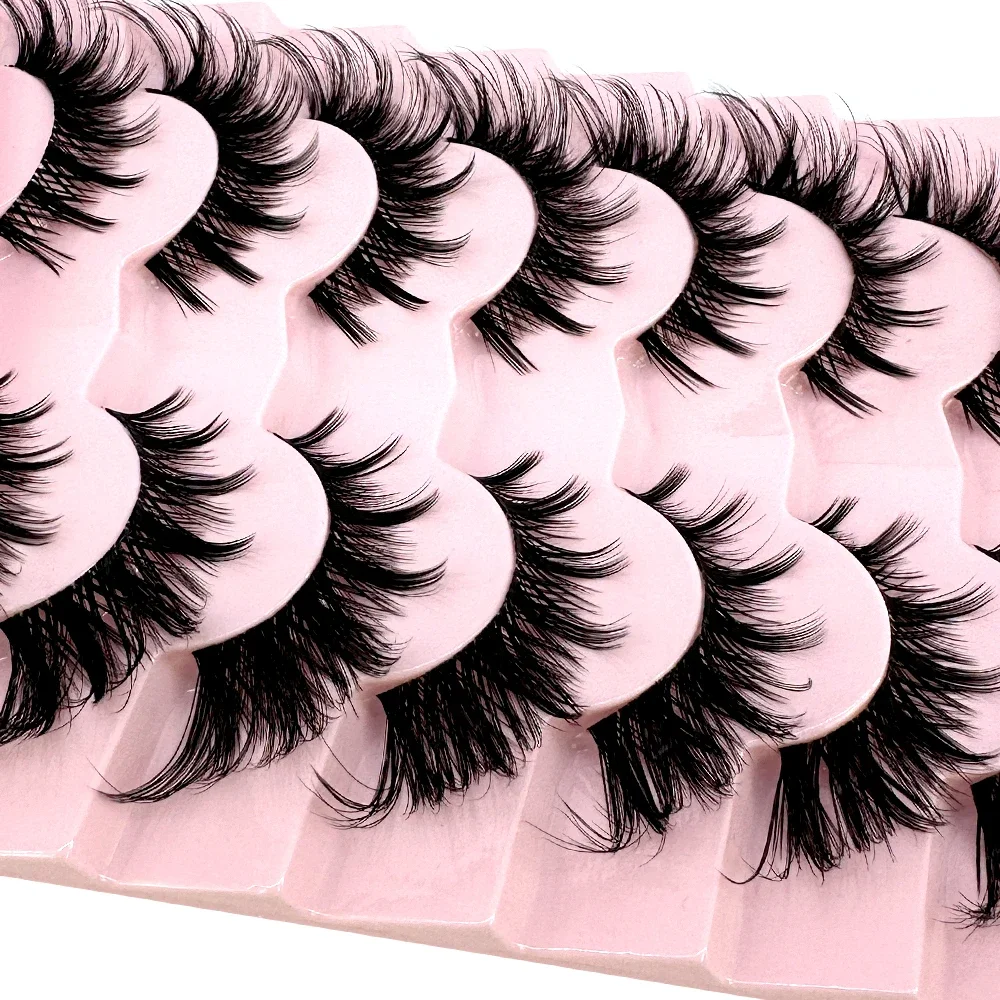 HBZGTLADMink Lashes Wispy Cat  - Eyelash Extension Volume Cat Eye のレビューと価格