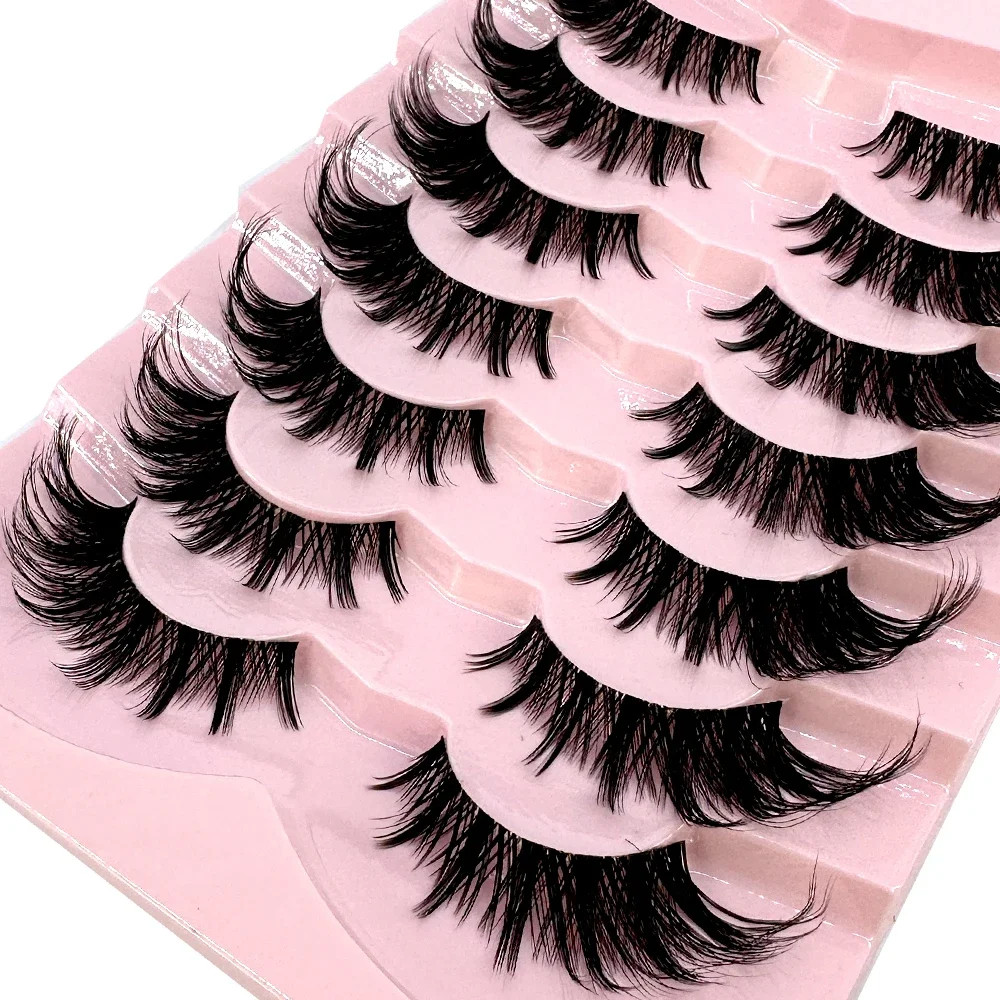 HBZGTLADMink Lashes Wispy Cat  - Eyelash Extension Volume Cat Eye のレビューと価格